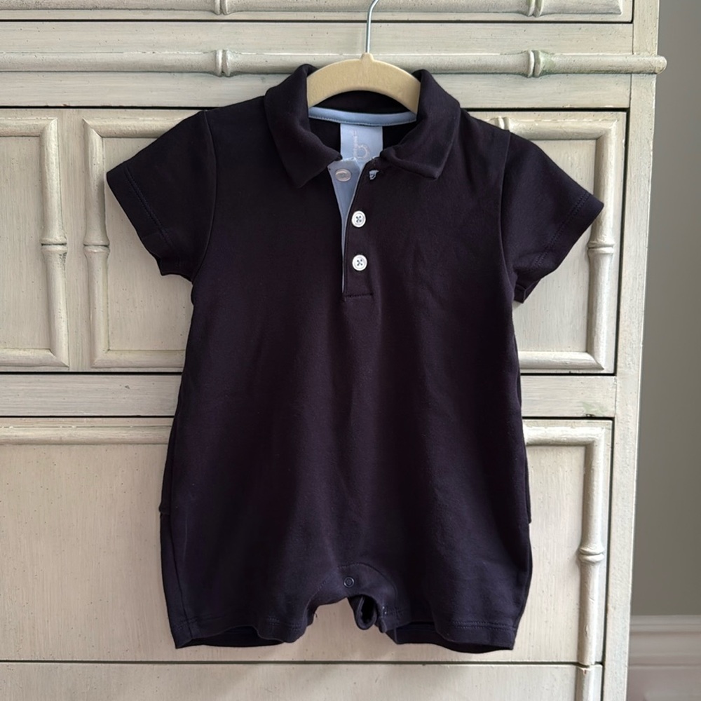 Bella Bliss Navy Romper